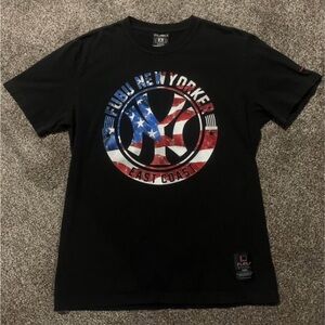 FUBU Black and Red Graphic Tee